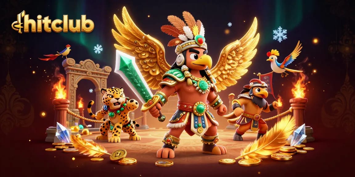 Engage in thrilling gaming action at hitclub with Aztec warriors and dynamic casino elements.