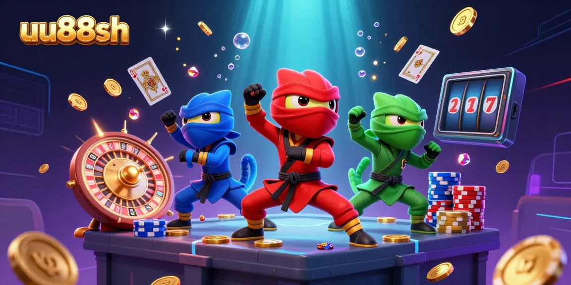 Engage in thrilling gameplay with uu88sh featuring chameleons and vibrant casino elements.