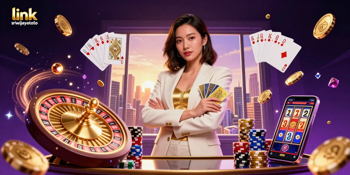 Play exciting games at link sriwijayatoto, featuring professional casino elements and vibrant visuals.