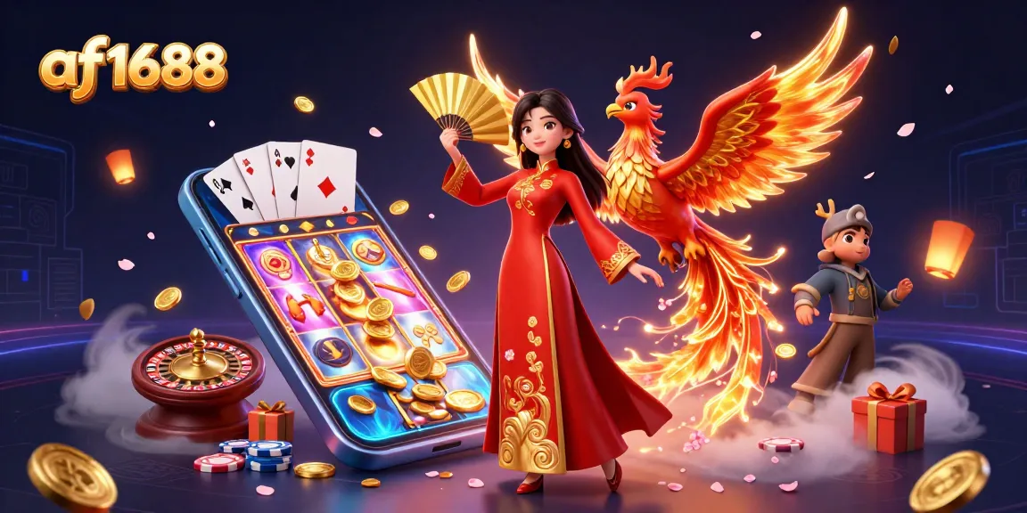Experience thrilling games and winning moments at af1688, with vibrant visuals and exciting casino elements.