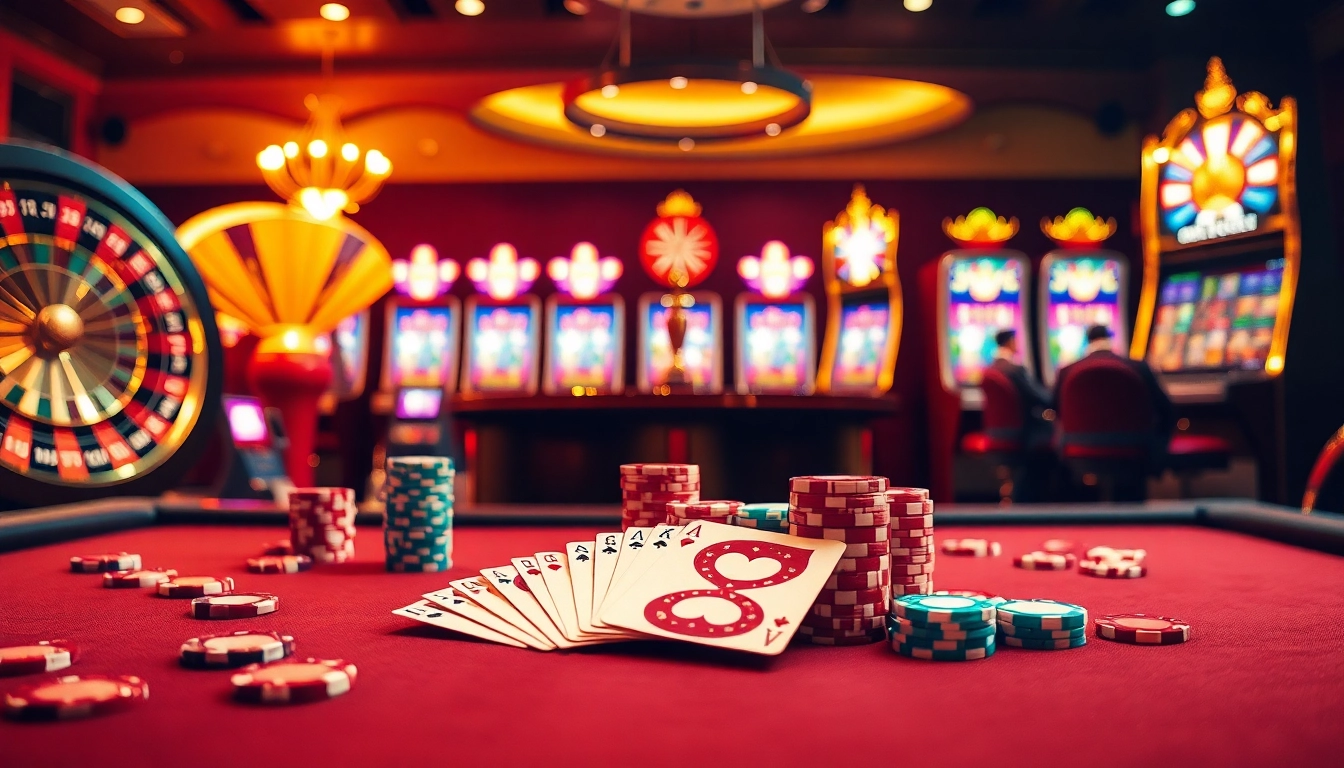 Engaging scenes of gamblers at a poker table featuring gameplay at https://mm88a.br.com/ with chips and cards.