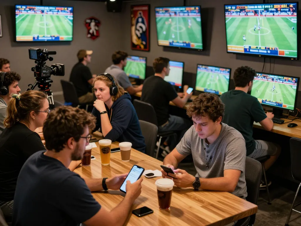 Engaged players placing bets at CO88i sports betting venue, capturing excitement and action.