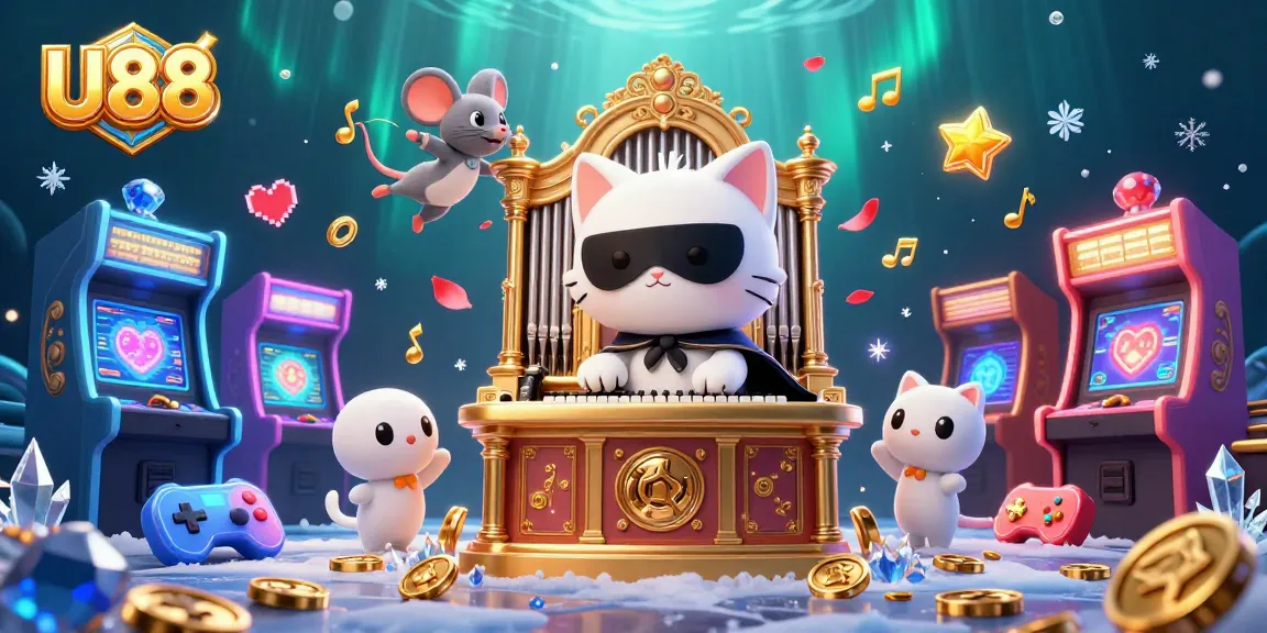 Experience exciting gameplay at U88 with vibrant characters and rich casino-themed elements.