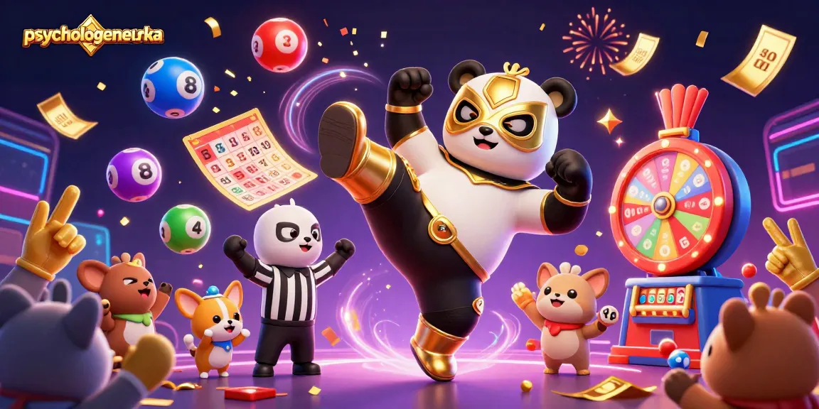 Join the excitement at psychologeneureka as the fun-filled casino scene unfolds with a charismatic wrestling panda!