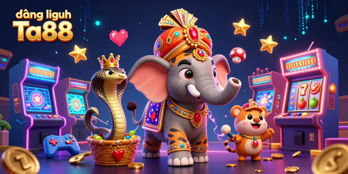 Engage in thrilling gaming experiences with đăng nhập Ta88, featuring a vibrant illustration of a majestic tiger in a jeweled setting.