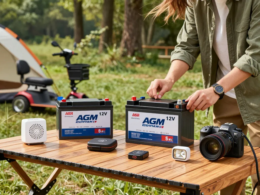 Verkenning van AGM-batterijen voor diverse toepassingen in buitensettings, met de nadruk op hun betrouwbaarheid en veelzijdigheid.