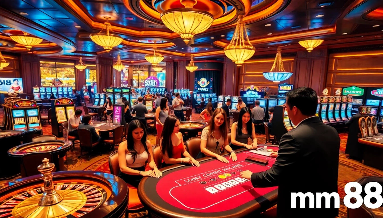 Experience the thrill of gambling at mm 88 casino with exciting games and vibrant atmosphere.