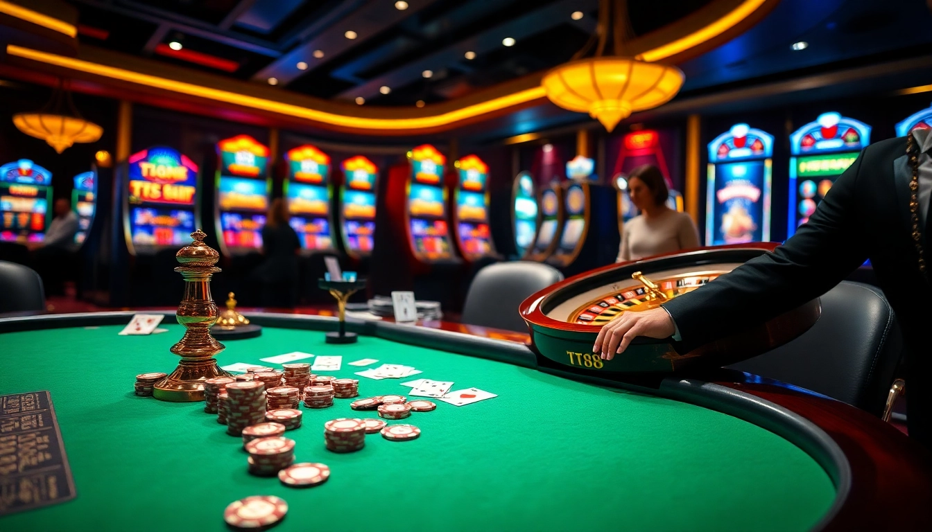 Experience the excitement of TT88 with vibrant casino action and engaging gameplay.