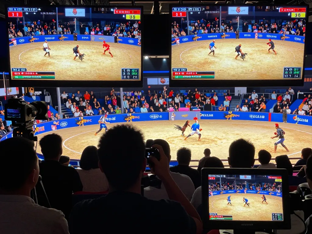 WALA88 showcases a live cockfighting event, providing dynamic viewing excitement and engagement