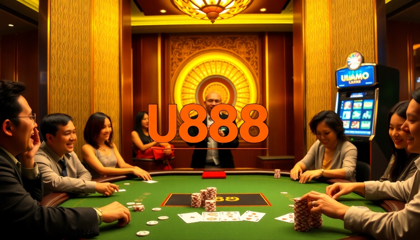 Experience U888 Love at a vibrant casino with exciting gaming elements.