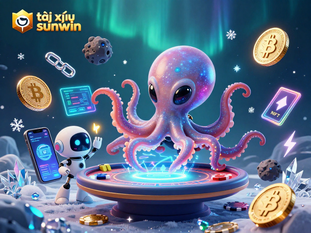 Engage in thrilling tài xỉu sunwin action with our 3D alien characters and vibrant crypto elements.