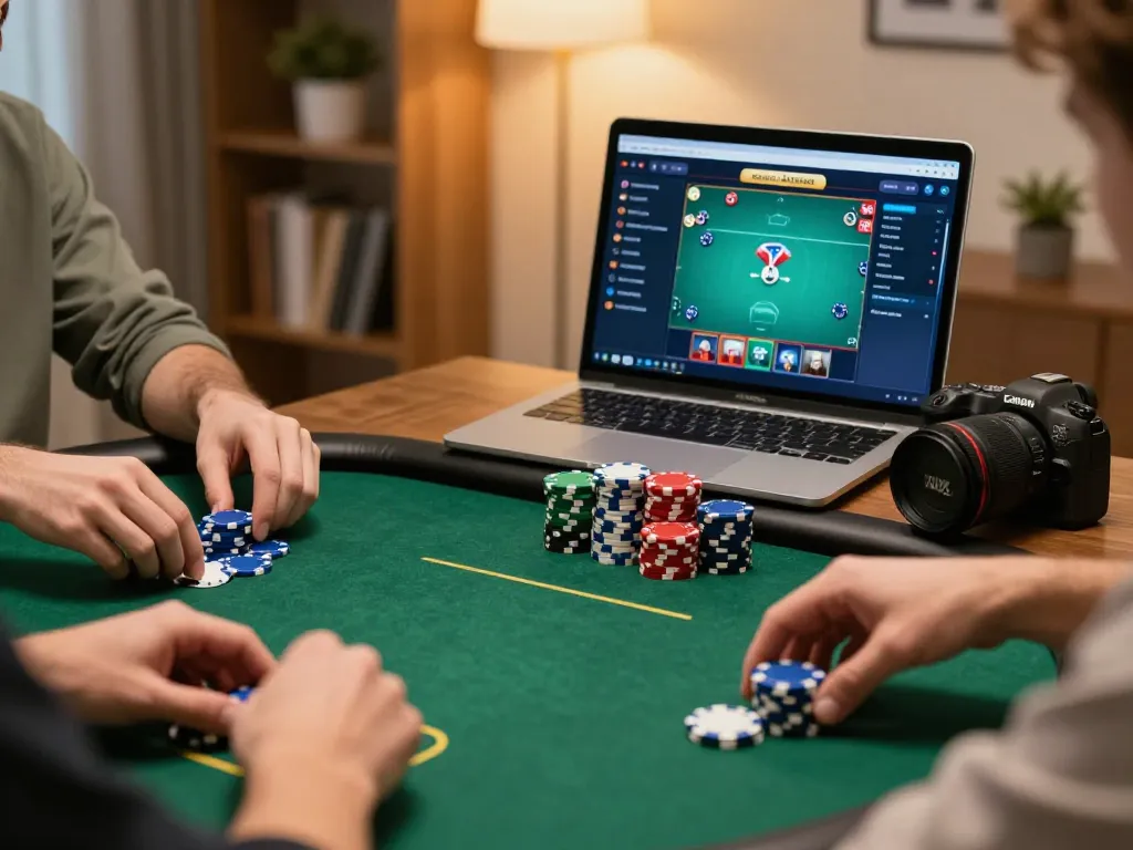 Players strategizing in a Red88 online poker game while managing their bankroll effectively