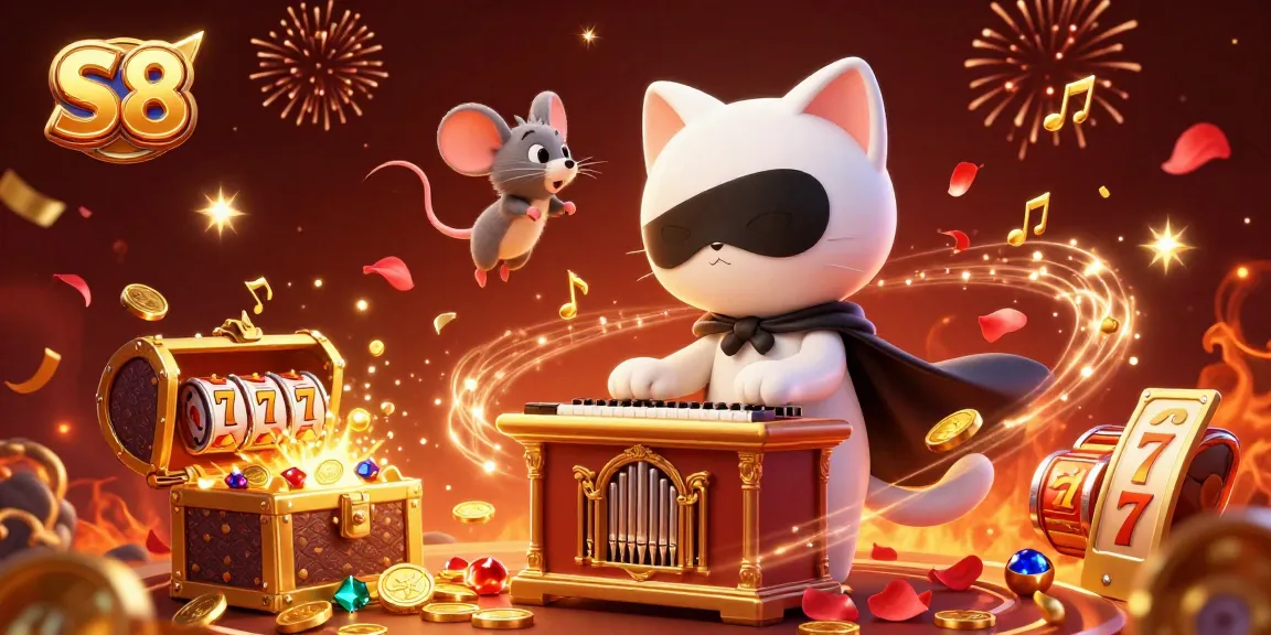 Experience the thrill of S8 casino gaming with engaging characters and dynamic elements.