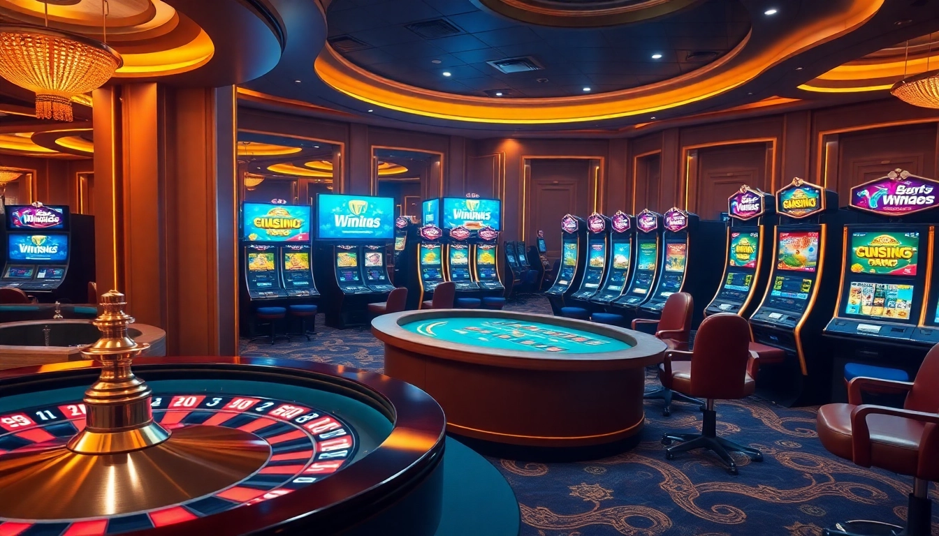 Experience the thrill of online gambling at win88.com with vibrant casino visuals.