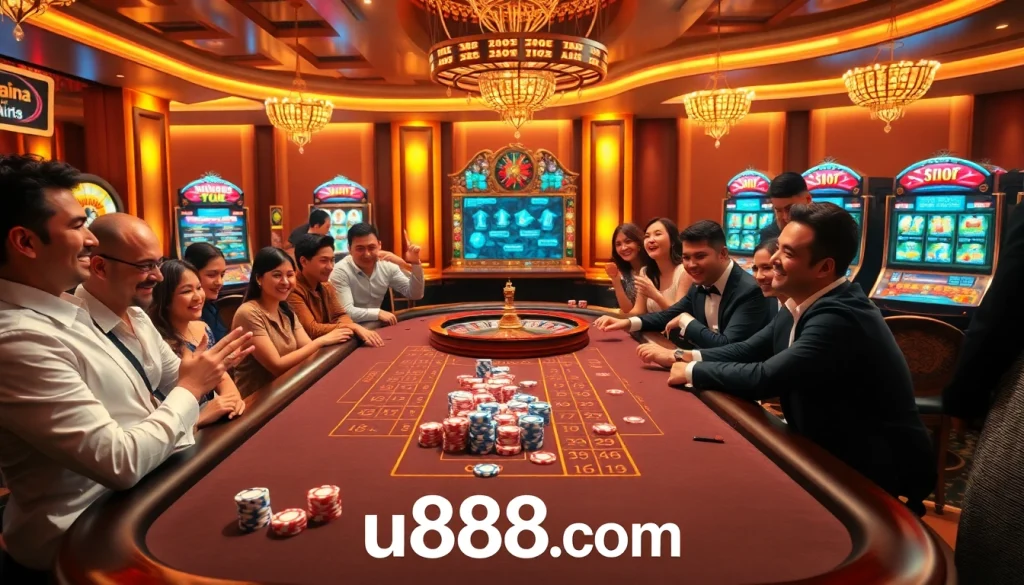 Experience the thrill of u888 com with exciting gameplay at vibrant casino tables and slot machines.