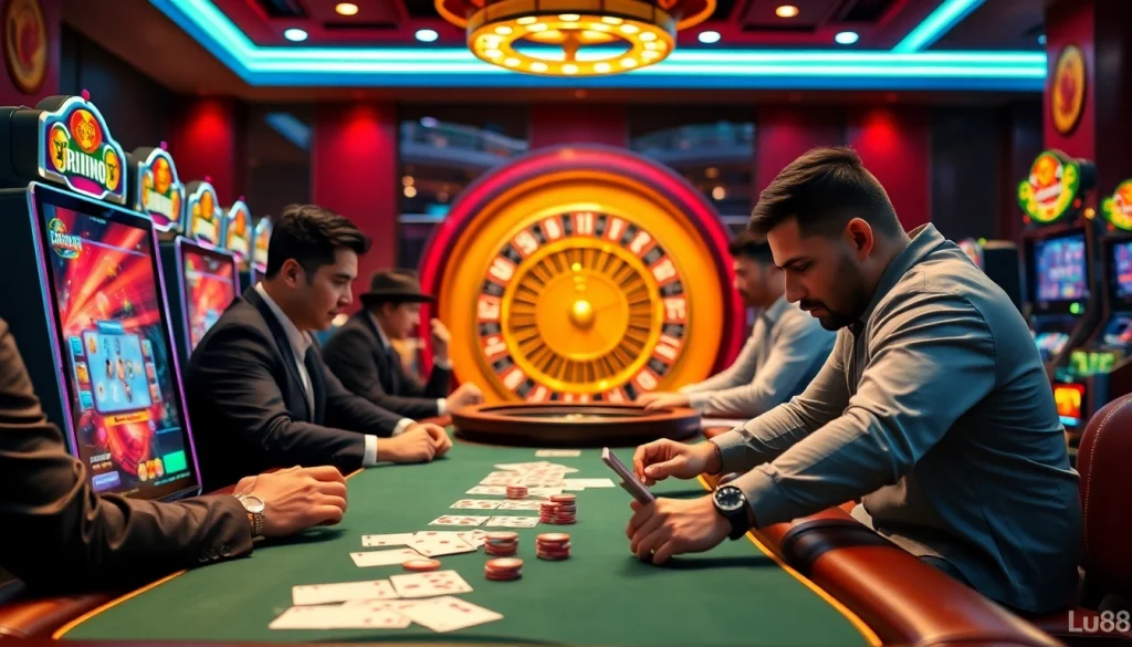 Experience the thrill at trang chủ lu88 with vibrant casino games and high-stakes poker action.