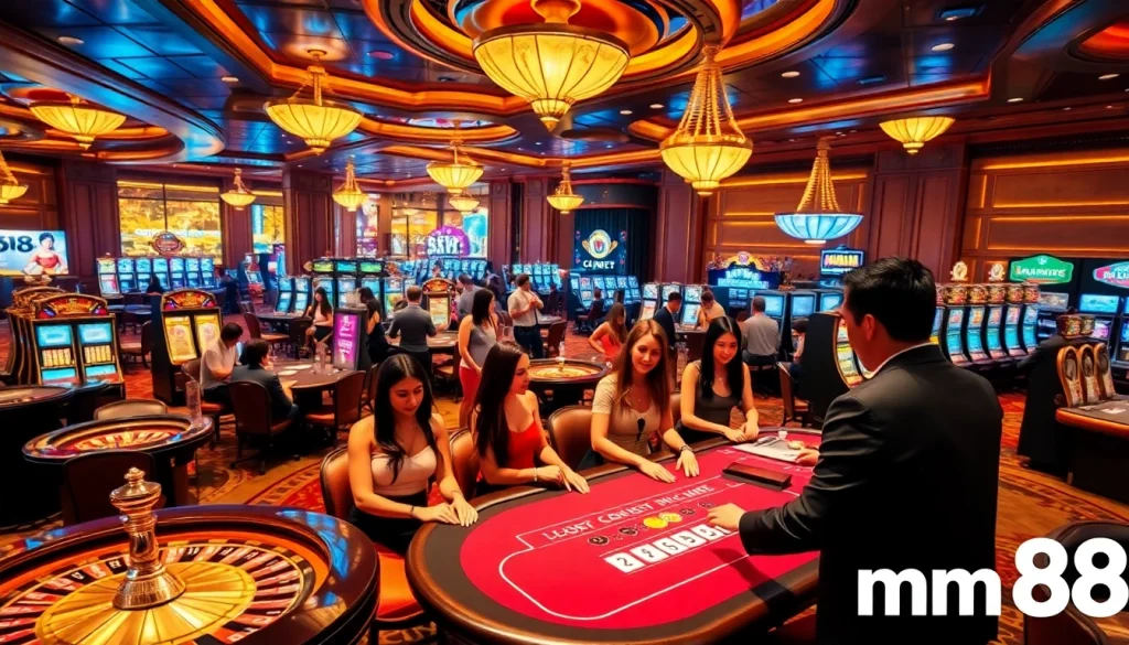 Experience the thrill of gambling at mm 88 casino with exciting games and vibrant atmosphere.