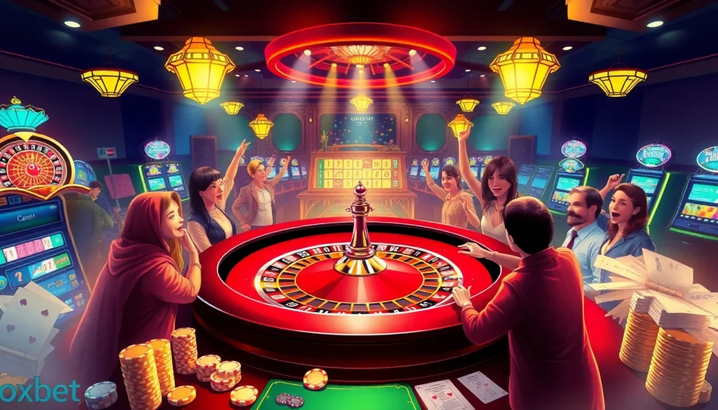 Exciting roulette action at a casino table reflecting the thrills of betting on https://oxbet7.com/.